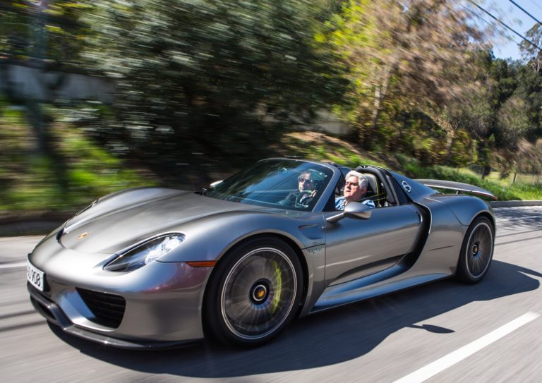 Jay Leno se enamora del Porsche 918 Spyder