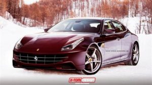 La idea de un hipotético Ferrari sedán