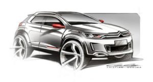 Primeros bocetos del nuevo Crossover de Citroën