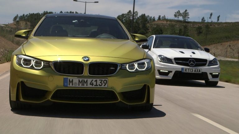 Vídeo: BMW M4 Coupé VS Mercedes Benz C63 AMG Coupé