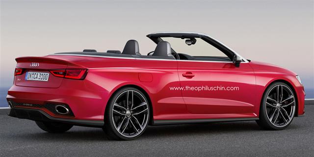 Ilustraciones del Audi RS3 Cabrio 1