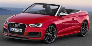 Ilustraciones del Audi RS3 Cabrio
