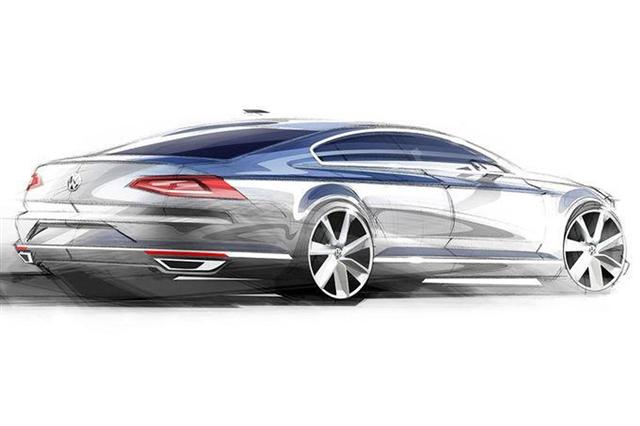 Así son los bocetos oficiales del nuevo Volkswagen Passat  2