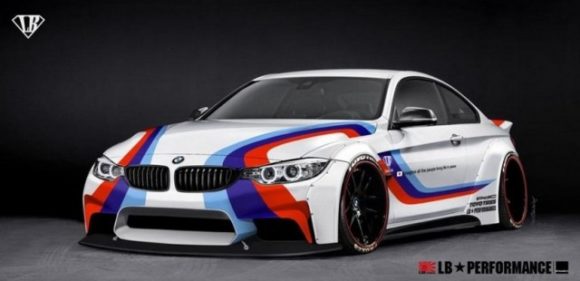 Este es el BMW Serie 4 de Liberty Walk 1