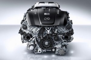 El motor del Mercedes AMG GT: V8 biturbo de 4 litros