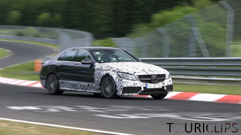 En movimiento y más de cerca: Mercedes C 63 AMG, desde el ‘Ring
