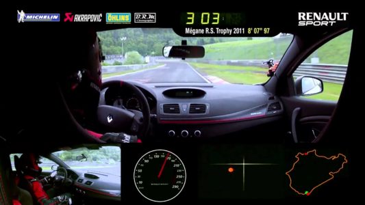El Renault Mégane RS 275 Trophy-R hace Nürburgring en 7:54,36, récord tracción delantera