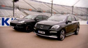 Vídeo: Fifth Gear efrenta al Porsche Cayenne Turbo con el Mercedes ML63 AMG