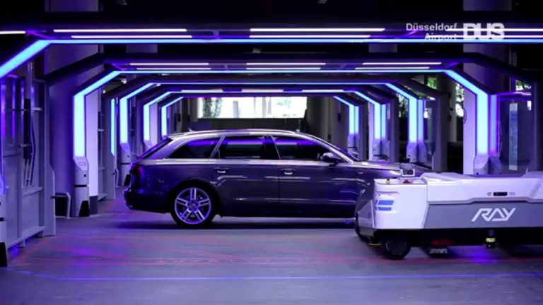 El aeropuerto de Düsseldorf y su espectacular parking «automatizado»