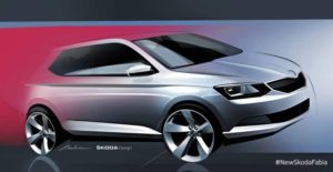 Skoda comienza a desnudar al Fabia 2015: Este es el primer teaser