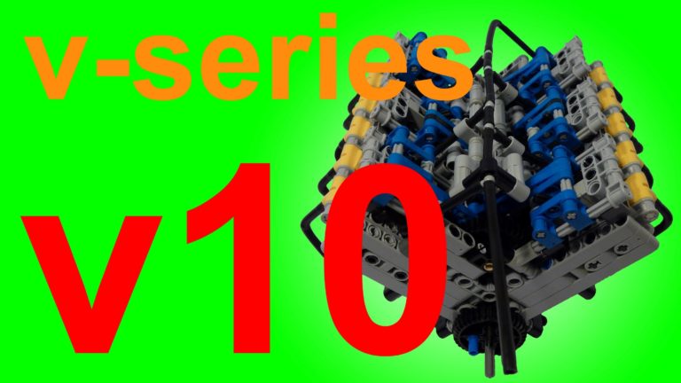 Motor V10 en miniatura hecho con… ¡piezas de Lego!