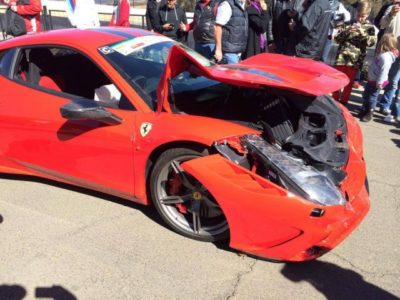 Destrozan un Ferrari 458 Speciale durante un track-day en Sudafrica 2