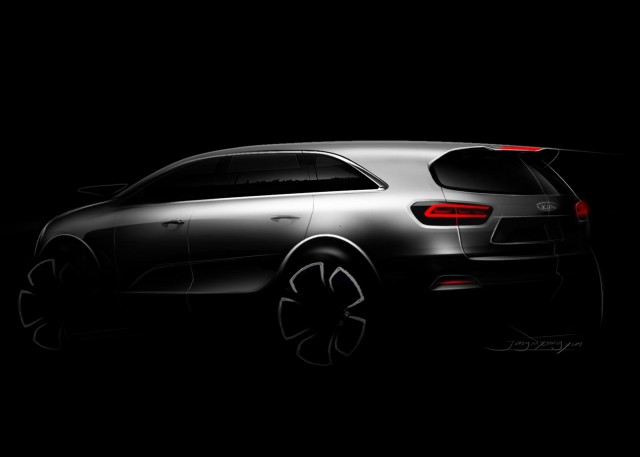 Kia Sorento 2015: Aquí tienes los bocetos oficiales (ahora sí) 1