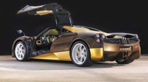 Llega a Japón el primer Pagani Huayra dorado y marrón