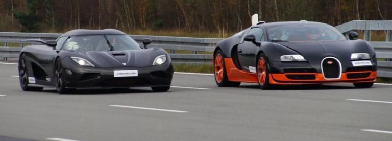 Vídeo: Bugatti Veyron Grand Sport Vitesse vs Koenigsegg Agera R