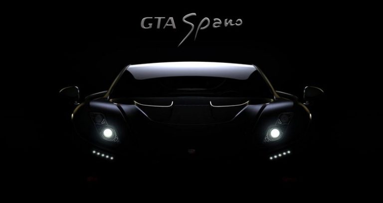 Este es el frontal del 2015 GTA Spano