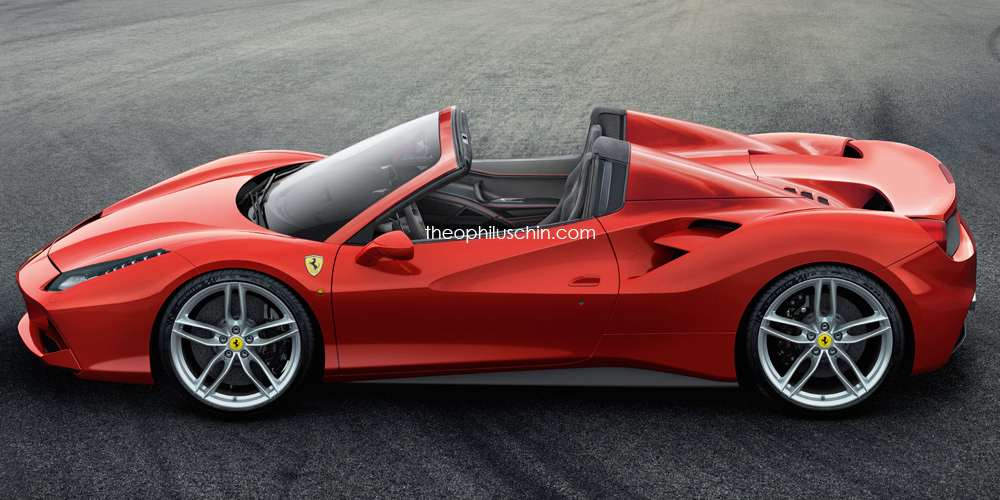 Un vistazo al Ferrari 488 Spider, o 488 GTS 1