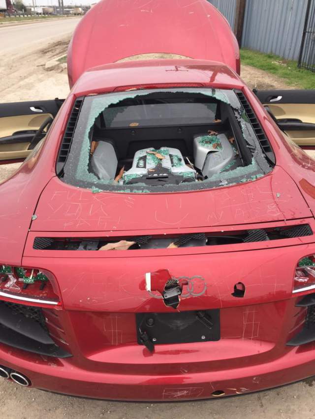 Destruye el Audi R8 de su marido al enterarse de una infidelidad 2