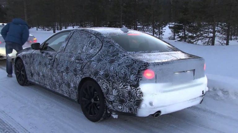 Cazado: BMW Serie 5, en movimiento y con más información