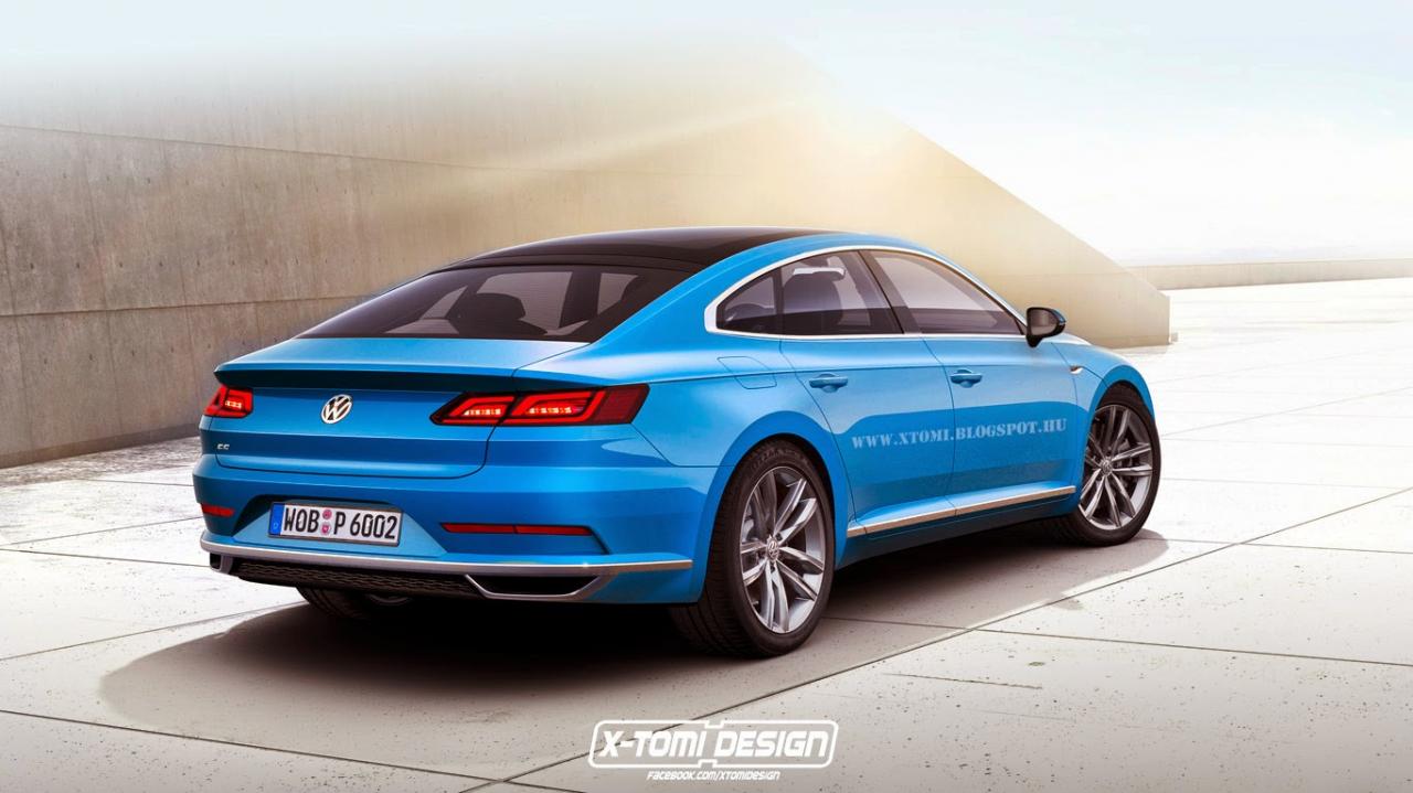Un vistazo al Volkswagen CC, lo veremos en un año 2