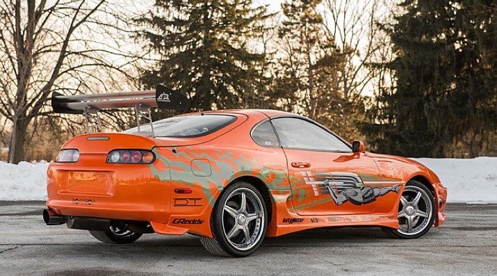 Sale a subasta el Toyota Supra MKIV naranja de "A todo gas 1" 3