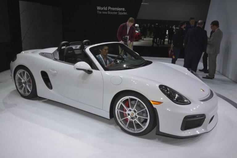 Desde Nueva York: Porsche Boxster Spyder, en vivo