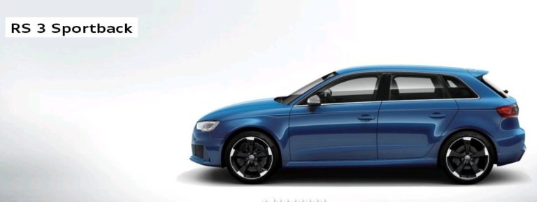 Audi lanza el configurador del RS3 Sportback