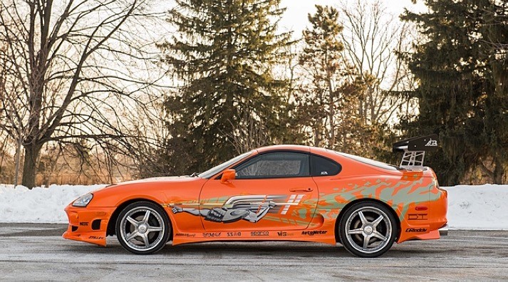 Sale a subasta el Toyota Supra MKIV naranja de "A todo gas 1" 2