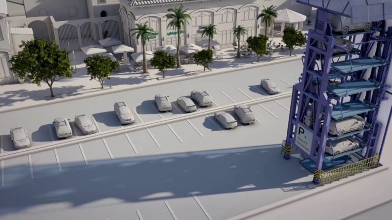Vídeo: Un parking automatizado en Arabia Saudí para ahorrar espacio