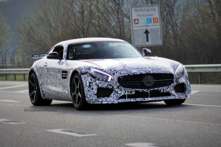 Fotos espía del «súper» Mercedes AMG GT, más cerca de los 560 caballos