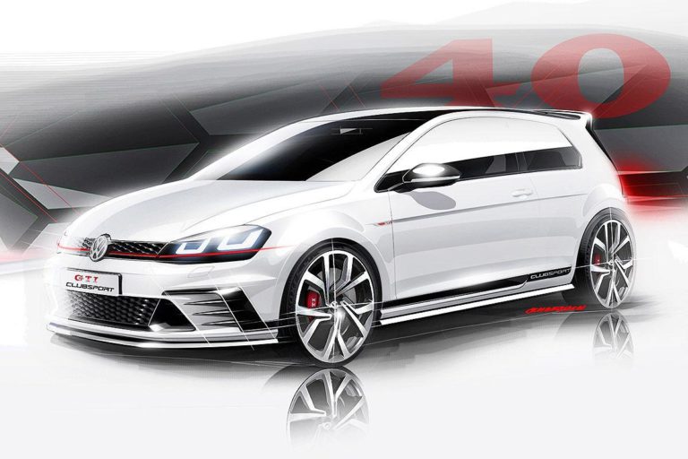 El Volkswagen Golf GTI Clubsport estará en Wörthersee, primeras imágenes oficiales