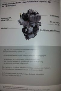 1.0 TSI tricilíndrico de 272 CV y 270 Nm de par: la cilindrada no está reñida con la potencia