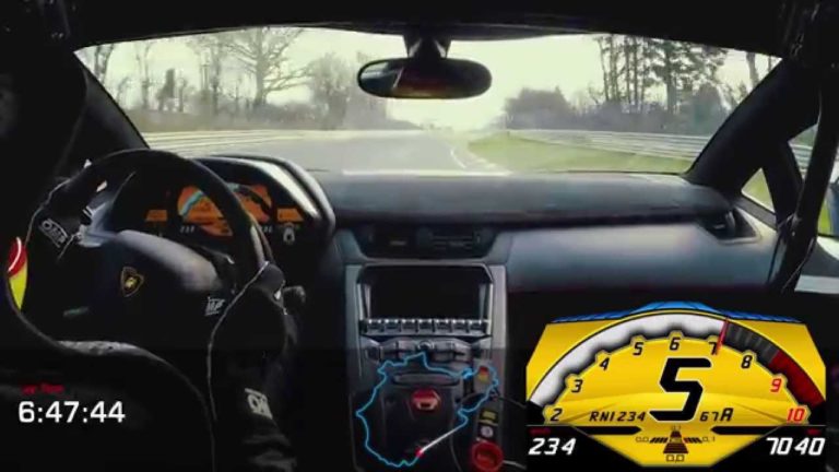 El Lamborghini Aventador SV logra dar una vuelta completa a Nürburgring en sólo 6:59.73 minutos