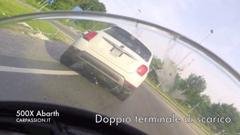 Vídeo: el Abarth 500X se deja ver en Italia, debutará este año