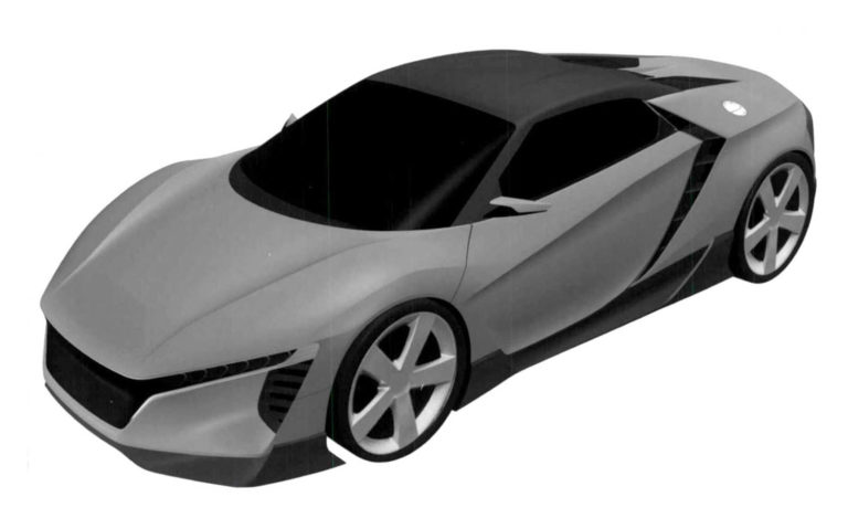 Se filtran unas patentes de un mini-Honda NSX de motor central
