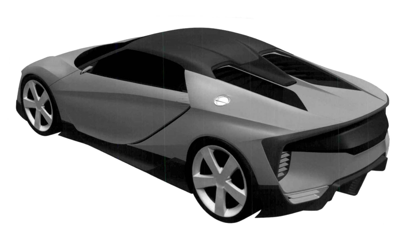 Se filtran unas patentes de un mini-Honda NSX de motor central 2
