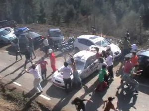 Un desafortunado doble accidente