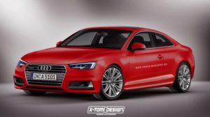 Audi A5 Coupé 2017: Primeras recreaciones tomando el nuevo A4 como referente
