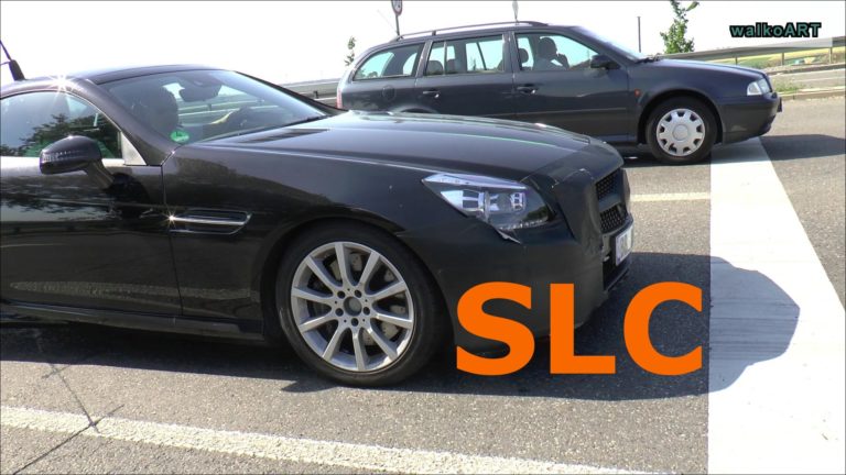 Vídeo: el Mercedes SLC ya rueda en las calles, será presentado en Fráncfort