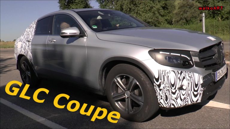 Vídeo: el Mercedes GLC Coupé definitivo ya rueda en las calles, más cerca de la presentación