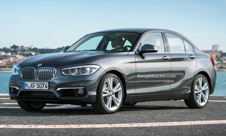 Ilustraciones del BMW Serie 1 sedán, más cerca de la presentación