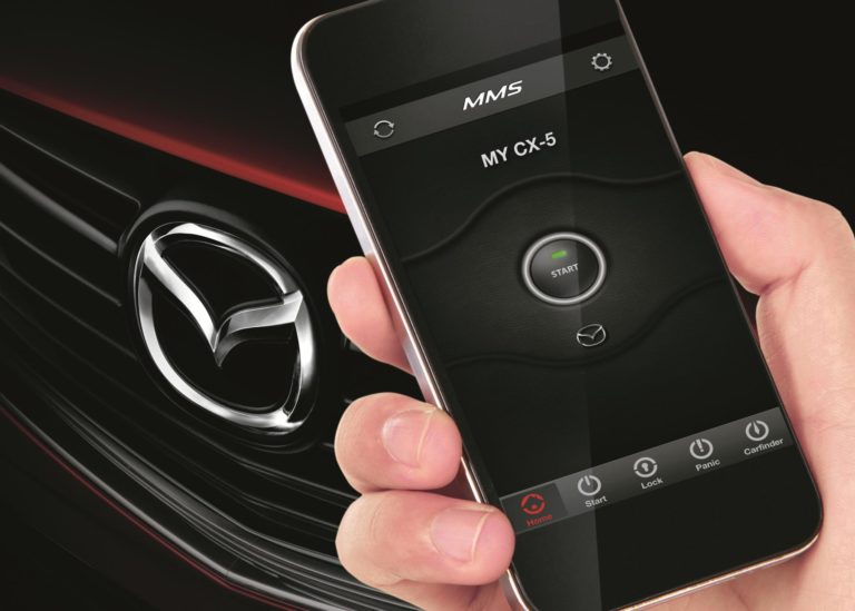 Mazda presenta una tecnología para arrancar el coche desde el smartphone