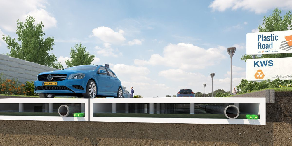 Carreteras hechas con botellas de plástico recicladas... ¡que duran tres veces más! 2