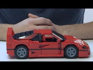 LEGO lanza su versión del Ferrari F40 con… ¡1.158 piezas!
