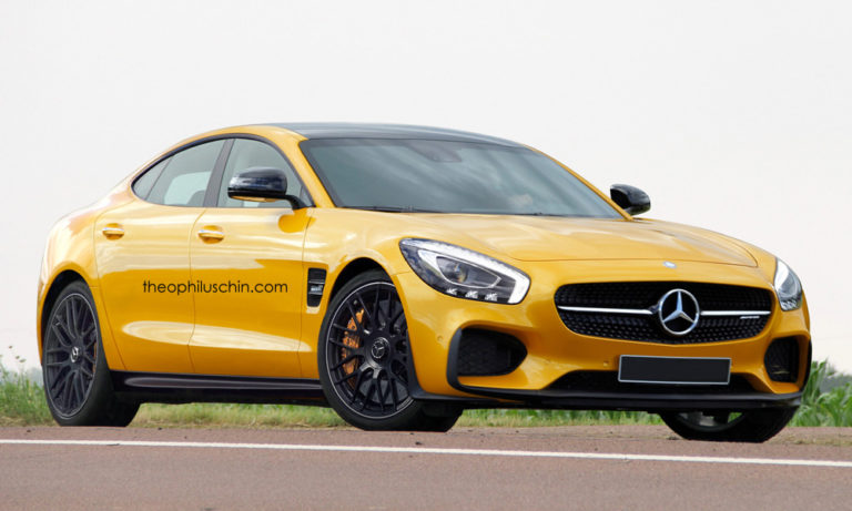 El Mercedes AMG GT4 continúa adelante, nuevas ilustraciones