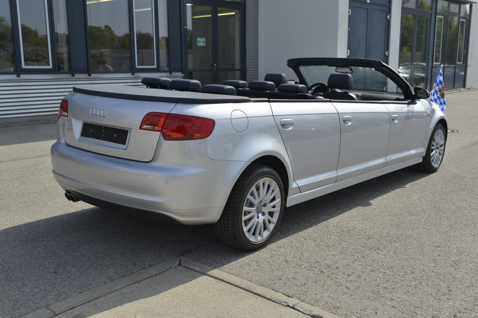 Sí, tus ojos no te engañan: Esto es un Audi A3 Cabrio de seis puertas y ocho ocupantes 2