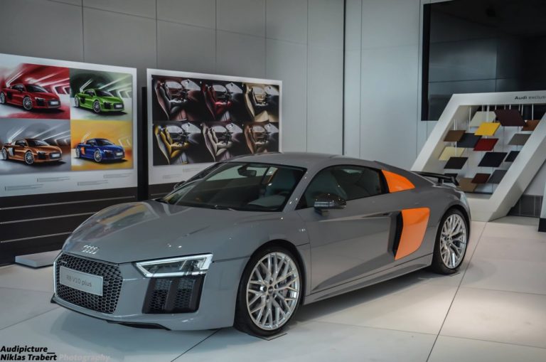 ¿Qué te parece este Audi R8 V10 Plus bitono de Audi Exclusive?
