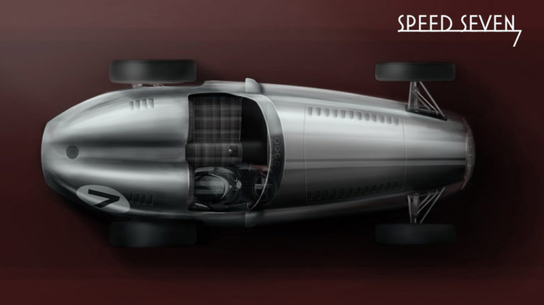 Khan Speed 7: Un coche de carreras retro de Kahn Design