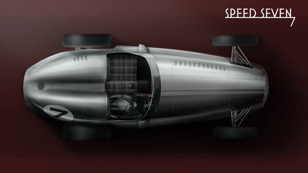 Khan Speed 7: Un coche de carreras retro de Kahn Design
