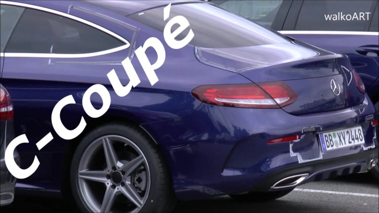 Vídeo: el Mercedes Clase C Coupé ya se deja ver al natural